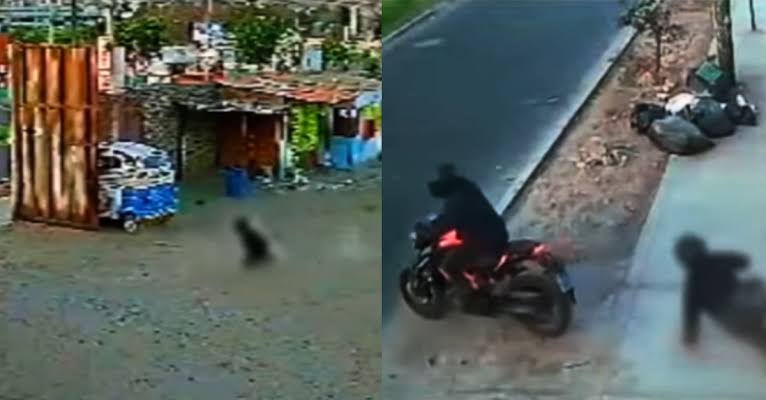 Rímac: cámaras captan ataque a balazos contra presunto extorsionador en cochera