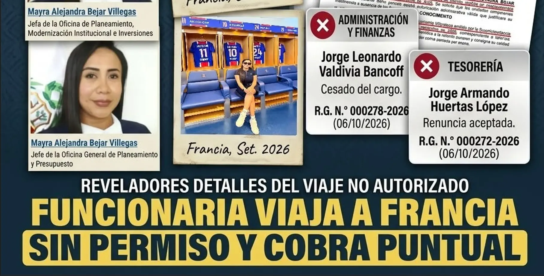 Chorrillos bajo la lupa: funcionaria firmó documentos presupuestales desde Francia y gerente municipal es cuestionado