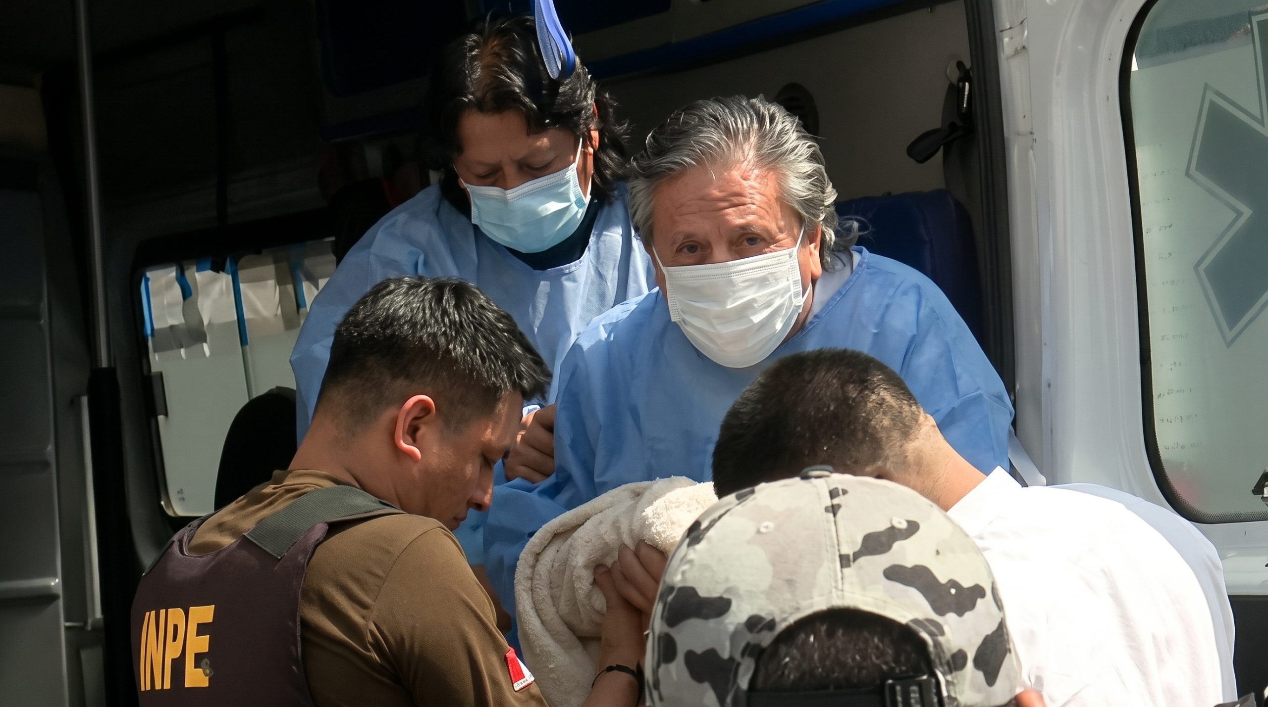 Toledo fue trasladado de emergencia desde el penal al Hospital II Vitarte