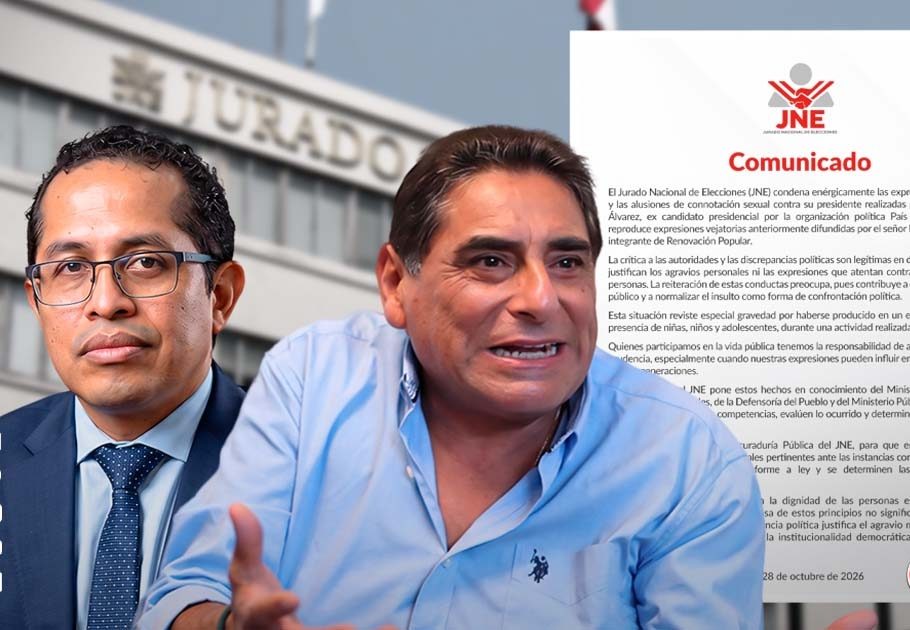 JNE lleva expresiones de Carlos Álvarez ante el Ministerio Público