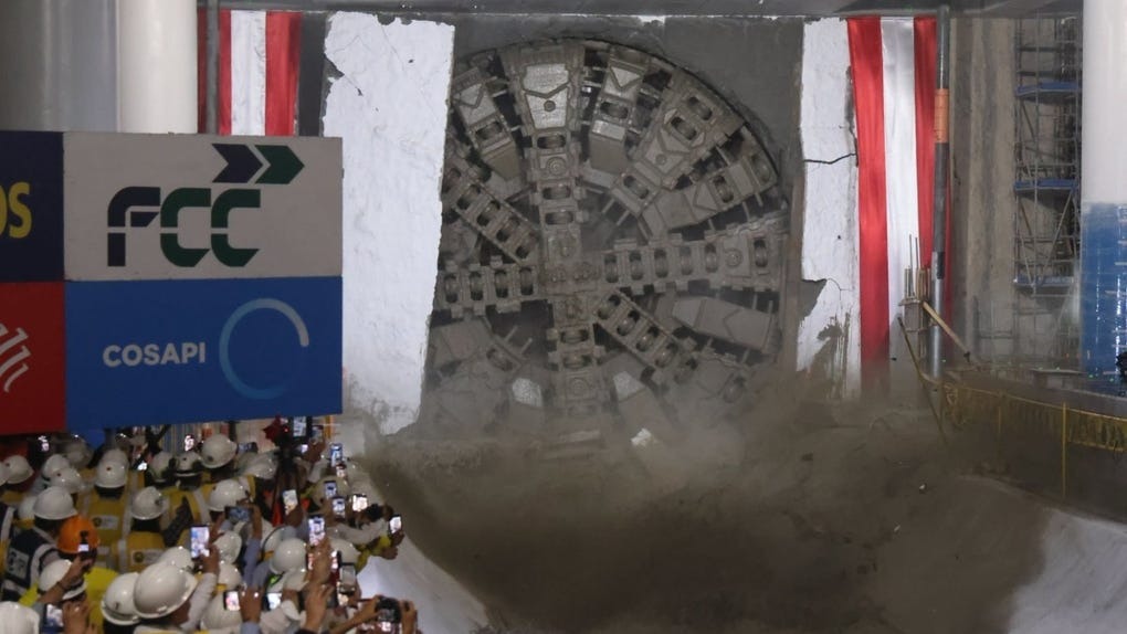 Metro de Lima: tuneladora Micaela llega a estación Carmen de la Legua