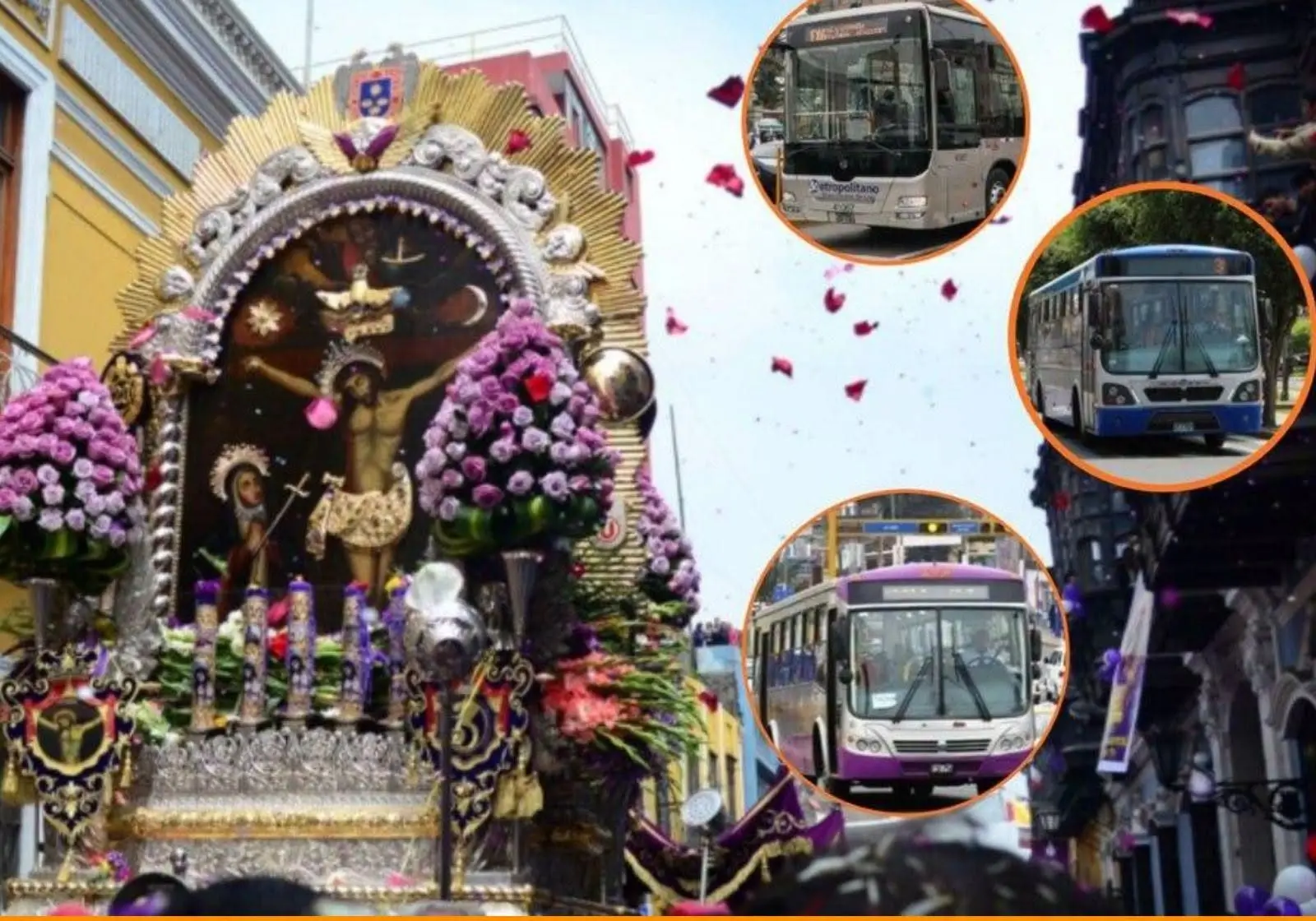 Señor de los Milagros: Metropolitano y corredores modificarán sus rutas por procesión
