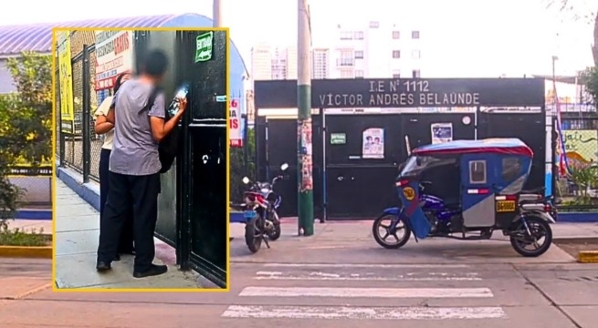 Siete escolares amenazaron de muerte al director de un colegio en La Victoria