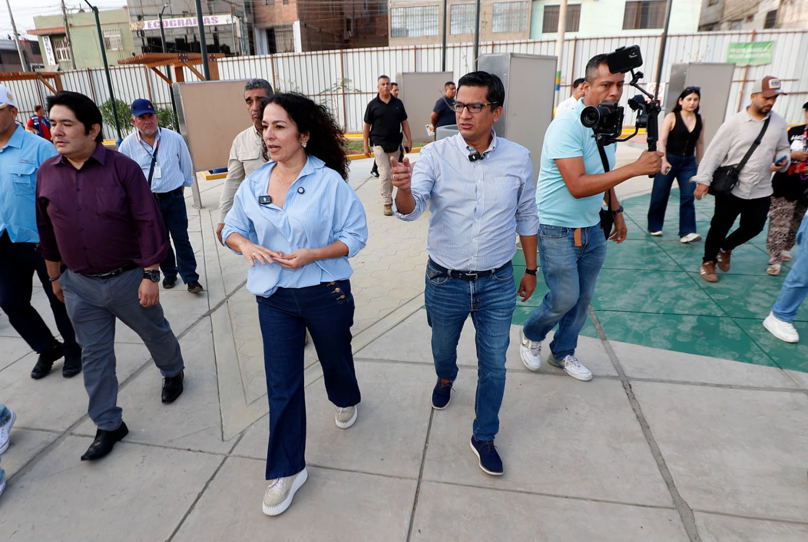 Alcalde Hernán Sifuentes y diputada Cecilia Chacón reafirmaron alianza para consolidar importantes obras en SMP