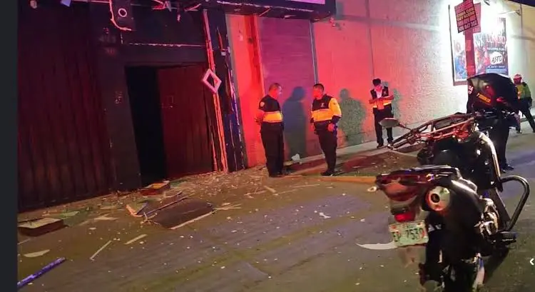 Huacho: delincuentes en motocicleta detonaron explosivo frente a discoteca